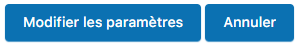 Bouton de sauvegarde des paramètres