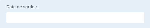 Résultat de l'ajout du champ